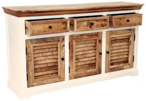 furniture-nabytek.cz - Rustikálna komoda z masívneho manga 160x90x45