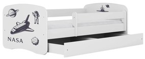 Dětská postel Babydreams Nasa bílá