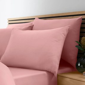 Ružové obliečky na jednolôžko 135x200 cm So Soft Non–Iron – Catherine Lansfield