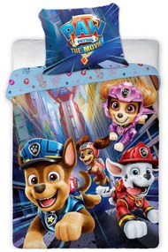 DETSKÉ BAVLNENÉ OBLIEČKY PAW PATROL160X200 CM, 1KS 70X80 CM VZOROVANÉ