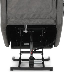 Polohovacie kreslo čierne, elektrické TV-L8902 BK3