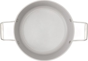 Elmich Nepriľnavá keramická hlboká panvica Zen Ø 28 cm – krémovo biela