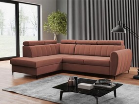 Rohová sedačka Potazuro L (terakota) (s úl. priestorom) (L)