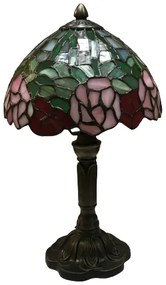 Stolová tiffany lampa ROSE Ø21*39