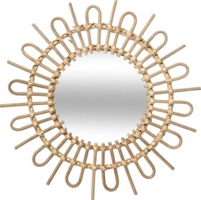 Zrkadlo Sunny, hnedé