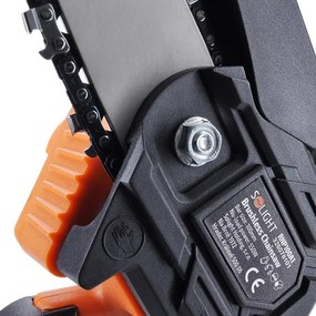 Aku reťazová píla  Solight RNP100A1 s príslušenstvom a praktickým kufrom - lišta 127 mm - 21 V