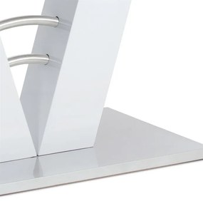 BONTEC Jedálenský stôl rozkladací 120-160x80 cm, mdf, biela, HT-510 WT Farba: Biela