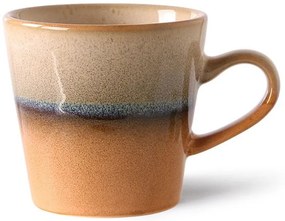 Farebný retro hrnček na Americano 70s tornado - 11 * 8,5 * 8cm / 260ml