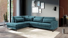 XXXLutz ROHOVÁ SEDAČKA, textil, kompozitné drevo, modrá MID.YOU - Sedačky - 000694010026