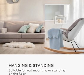 Casa Chic Arsenal, nástenné zrkadlo, pravé drevo, obdĺžnikové 90 x 60 cm