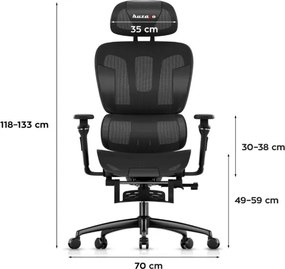 Herná stolička Combat 7.9 Black