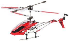 KIK RC vrtuľník Syma S107G Metal Series - hliníkový rám, gyroskop, červený, diaľkovo ovládaný