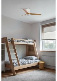 FARO 33833 - Stropný ventilátor MINI PUNT TUB S hnedá/biela pr. 90 cm + DO