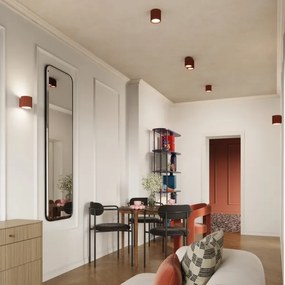 Sollux  SL.1800 - Bodové svietidlo AURA 2xGU10/10W/230V oranžové