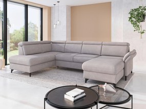 XXXLutz SEDACIA SÚPRAVA, textil, strieborná Sit & More - Sedačky - 00014402589G