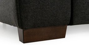 Rozkladacia pohovka na každodenné spanie ONE, 140, tm. šedá (jazz - 22 graphite)