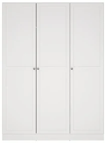 Biela šatníková skriňa 147x200 cm Billund – Tvilum