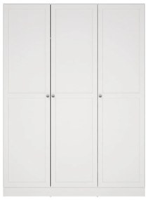 Biela šatníková skriňa 147x200 cm Billund – Tvilum