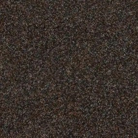 Vebe, Metrážny koberec Santana 80 hnedá s podkladom gel, záťažový, na mieru, šíře 4m, hnedá, guma (gél - protišmykový), chodba / predsieň