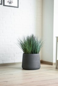 Kvetináč TROPICO, sklolaminát, výška 38 cm, antracit