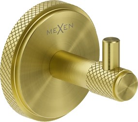 Mexen Gravo, nástenný háčik na uteráky, zlatá matná, 70A93011-55