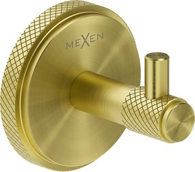 Mexen Gravo, nástenný háčik na uteráky, zlatá matná, 70A93011-55