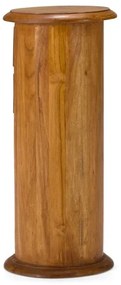 furniture-nabytek.cz - Masívna komoda Texas z akácie, lakovaná, prírodná – 32×32×76 cm