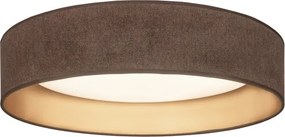 Brilagi-LED stmievateľné svietidlo VELVET SM. 24W/230V 3000-6000K pr. 45 cm hnedá/zlatá WT+DO