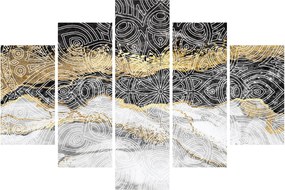 Obraz - Mandala v mramore (150x105 cm)
