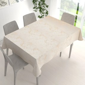 Biante Dekoračný obdĺžnikový obrus Parma PM-115 Zlatý mramor na béžovom 100x160 cm