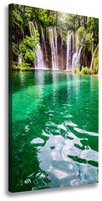 Vertikálny foto obraz na plátne Plitvické jazerá ocv-83128904