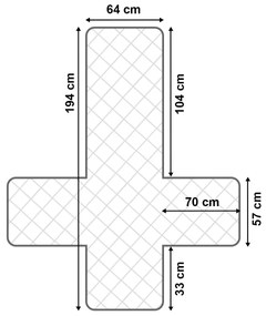 4Home Vodeodolný prehoz na kreslo Pocket, 64 x 194 cm