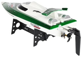 KIK RC motorový čln FT009 zelený – diaľkovo ovládaný, rýchlosť až 30 km/h