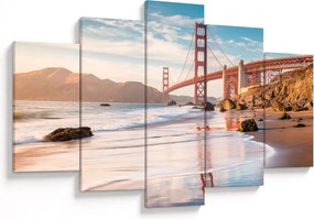 Obraz - Golden Gate Bridge (150x105 cm)