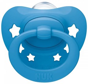 Dojčenský cumlík NUK Signature 6-18 m blue star