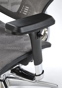 Kancelárske kreslo Ethaniel (sivá). Vlastná spoľahlivá doprava až k Vám domov. 1092613