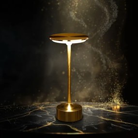 LED Stmievateľná nabíjacia stolná lampa NEW YORK LED/1,8W/5V 1200 mAh zlatá