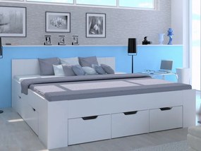 Posteľ Astral 140x200 cm, biela