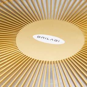 Brilagi - LED Stmievateľné svietidlo s ventilátorom AURA LED/38W/230V zlatá + DO