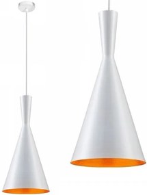 Dekorstudio Retro stropná lampa Costa B biela