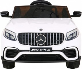 Ramiz Mercedes Benz GLC63S pre deti, Biele SUV + Pilot + pohon 4x4