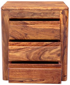 furniture-nabytek.cz - Drevený nočný stolík z masívu palisander 45x50x40