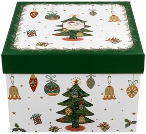 Porcelánová šálka s podšálkou Christmas Tree 250 ml sada 2ks