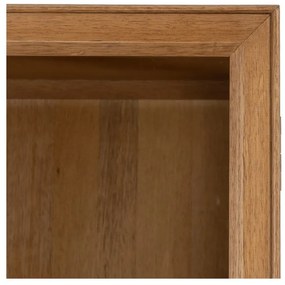 Vitrína v dekore jaseňa v prírodnej farbe 84,5x198 cm – Ixia