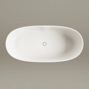 Roth Voľne stojaca vaňa z liateho mramoru ALLYSA ROTH-Variant: rozmery: 170 × 80 cm, farba: biela - (ALLYSA WHITE - 5231000)