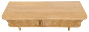 TV stolík v dekore duba v prírodnej farbe 138x50 cm Rove – Woodman