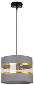 Závesné svietidlo Elegance, 1x textilné tienidlo (výber zo 6 farieb), (výber z 2 farieb konštrukcie), g