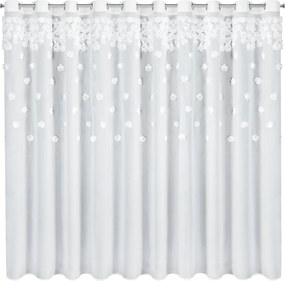 ZÁCLONA NA KRÚŽKOCH DIANA3 350X250 CM BIELA