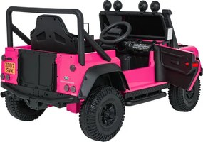 Elektrické autíčko Land Rover Defender 110 SVX ružové