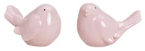 Keramický vtáčik BIRDAMIC 9 cm - rôzne varianty Farba: Ružová